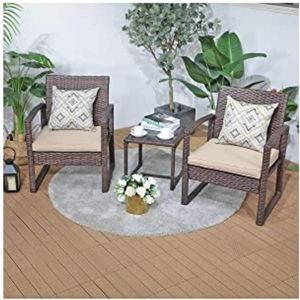3pcs Outdoor Rattan Set (New, Open Box)